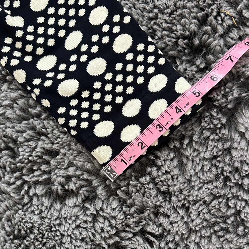 Tory Burch Polka Dot Navy and Cream Blazer - Picture 9 of 12